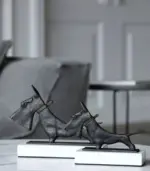 Dog_Sculpture_on_Marble_Stand_27cm_-_-_tag1_-4195351 Dog Sculpture on Marble Stand 27cm tag1