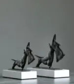 Dog_Sculpture_on_Marble_Stand_27cm_-_-_tag1_-4195358 Dog Sculpture on Marble Stand 27cm tag1