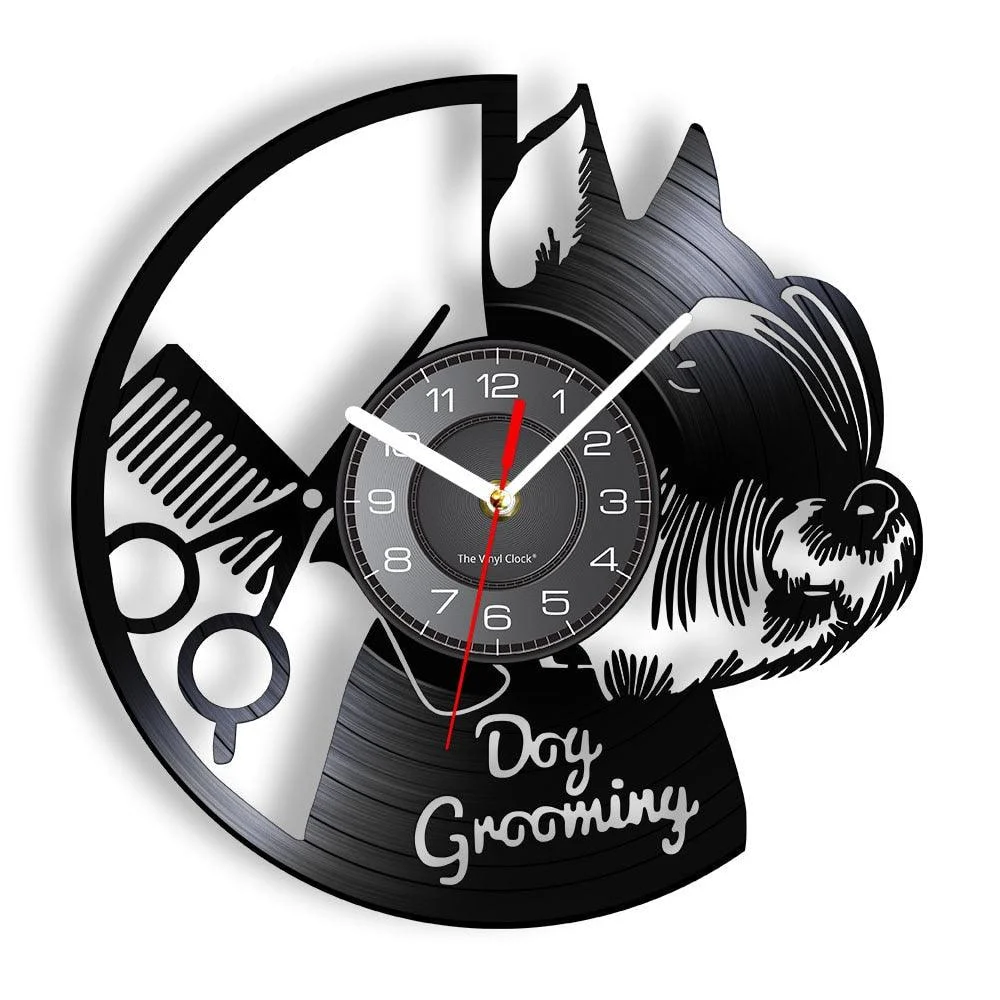 DoggyStyle - Vinyl Wall Clock for Dog Lovers -  - #tag1#