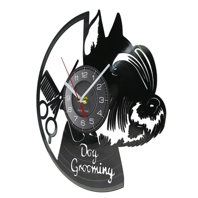 DoggyStyle Vinyl Wall Clock for Dog Lovers tag1