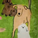 Dogs Park Day Rug