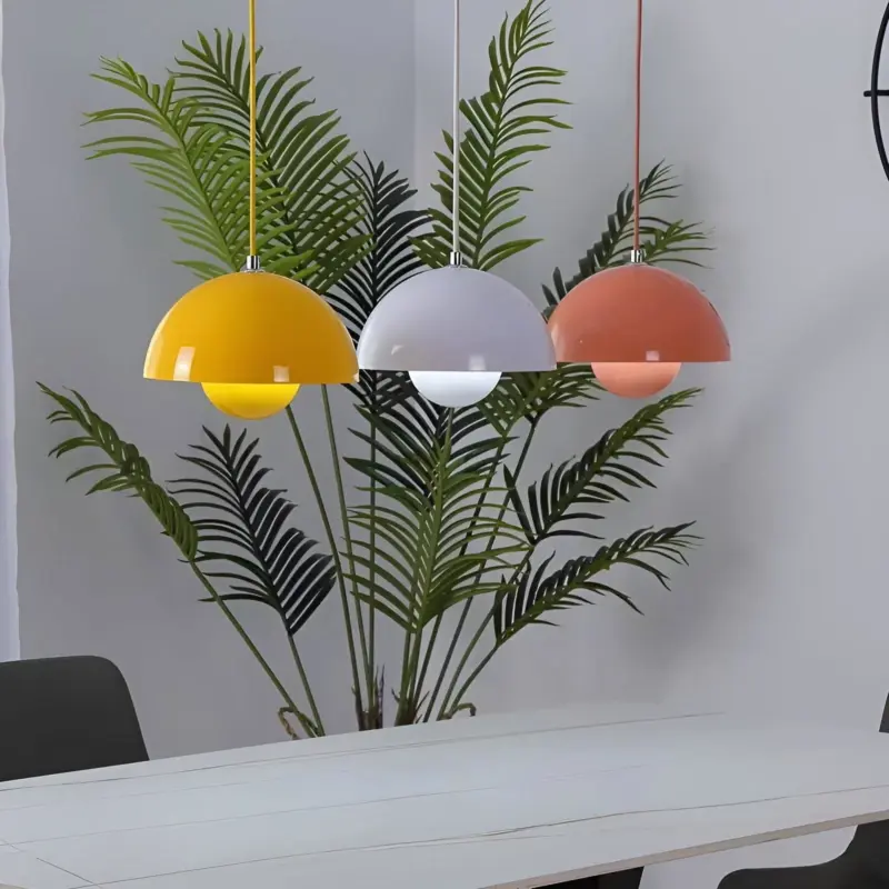 DomeBud Ceiling Light Modern Flower Pot Pendant Lamp tag1