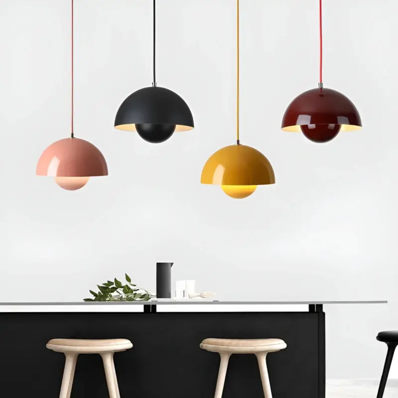 DomeBud Ceiling Light Modern Flower Pot Pendant Lamp tag1