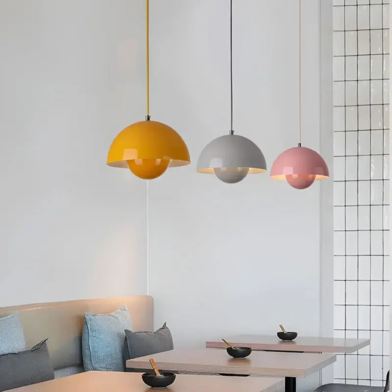 DomeBud Ceiling Light Modern Flower Pot Pendant Lamp tag1
