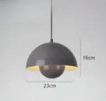 DomeBud Ceiling Light Modern Flower Pot Pendant Lamp tag1