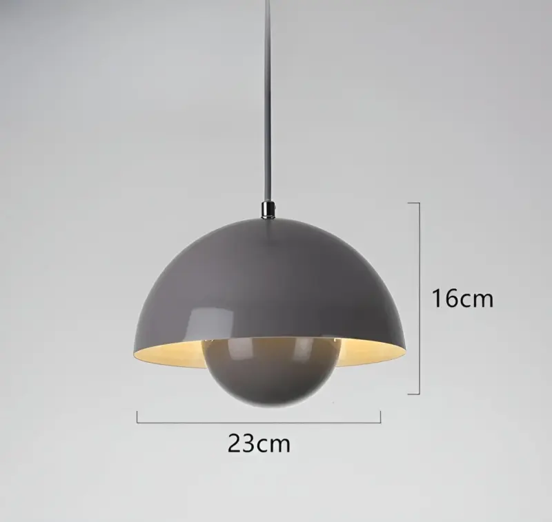 DomeBud Ceiling Light Modern Flower Pot Pendant Lamp tag1