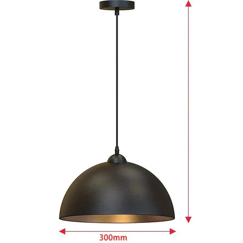 DomeGlow - Pendant Lamp with Dome-Shaped Lampshade -  - #tag1#