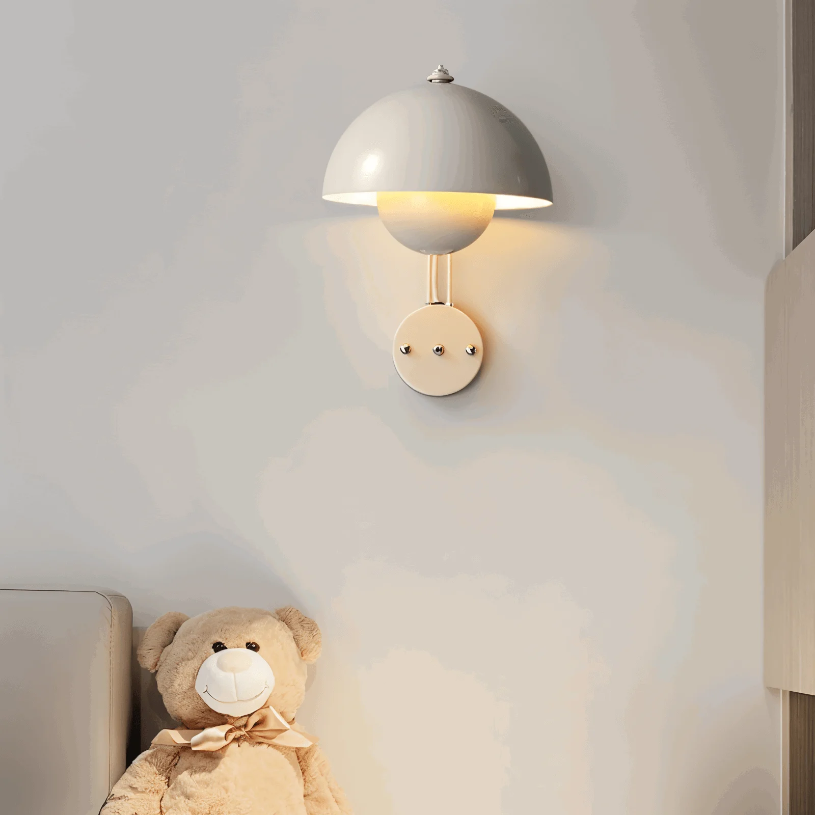 DomicBud Wall light - Flower bud Macaron wall lamp - Stylish round LED light -  - #tag1#