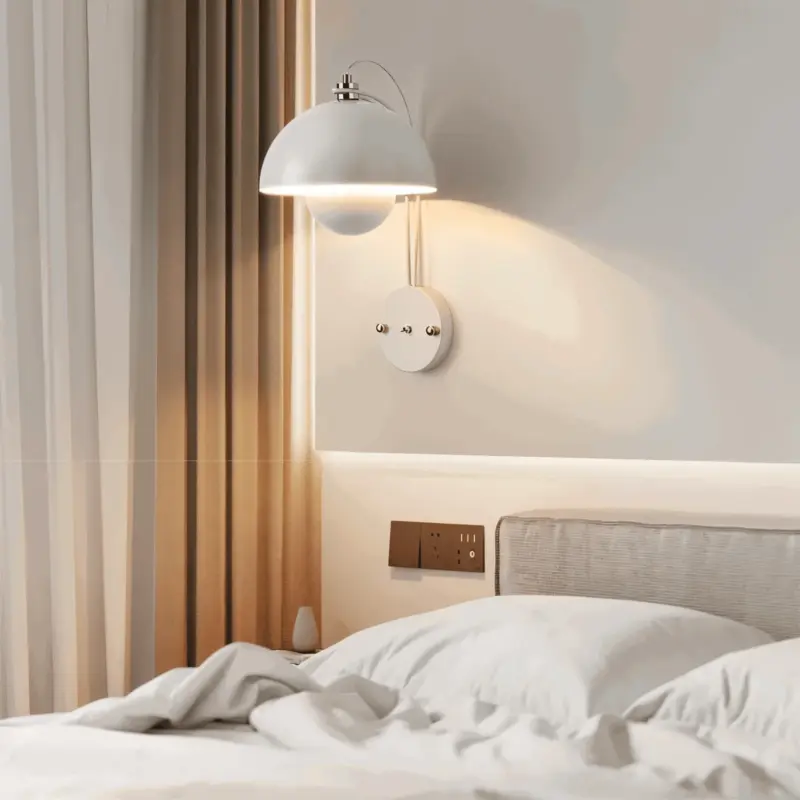 DomicBud Wall light Flower bud Macaron wall lamp Stylish round LED light tag1