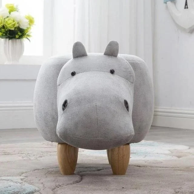 Dondi - Beautiful Hippo Storage Stool -  - #tag1#