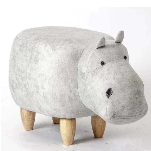Dondi - Beautiful Hippo Storage Stool -  - #tag1#