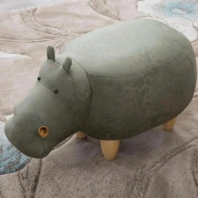 Dondi - Beautiful Hippo Storage Stool -  - #tag1#