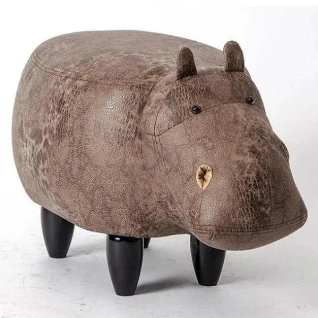 Dondi - Beautiful Hippo Storage Stool -  - #tag1#