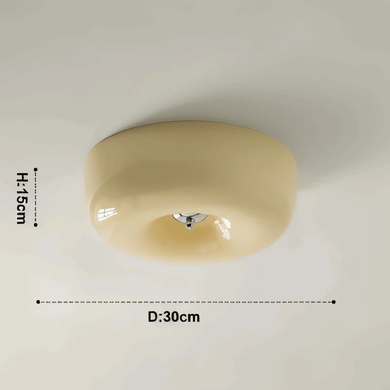 Donut Ceiling Light - Nordic Cream Donut Glass Ceiling Light -  - #tag1#