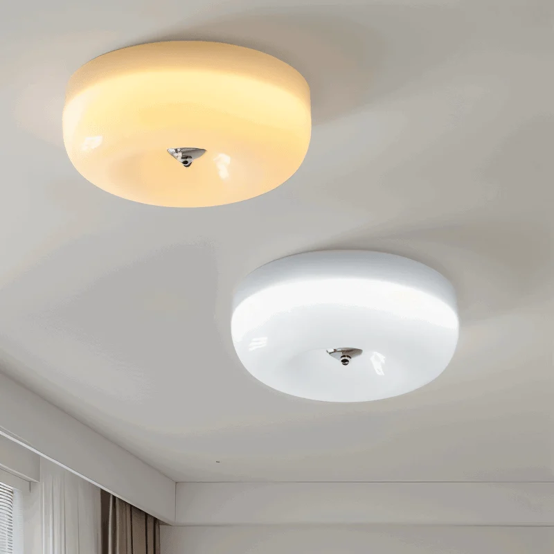 Donut Ceiling Light - Nordic Cream Donut Glass Ceiling Light -  - #tag1#