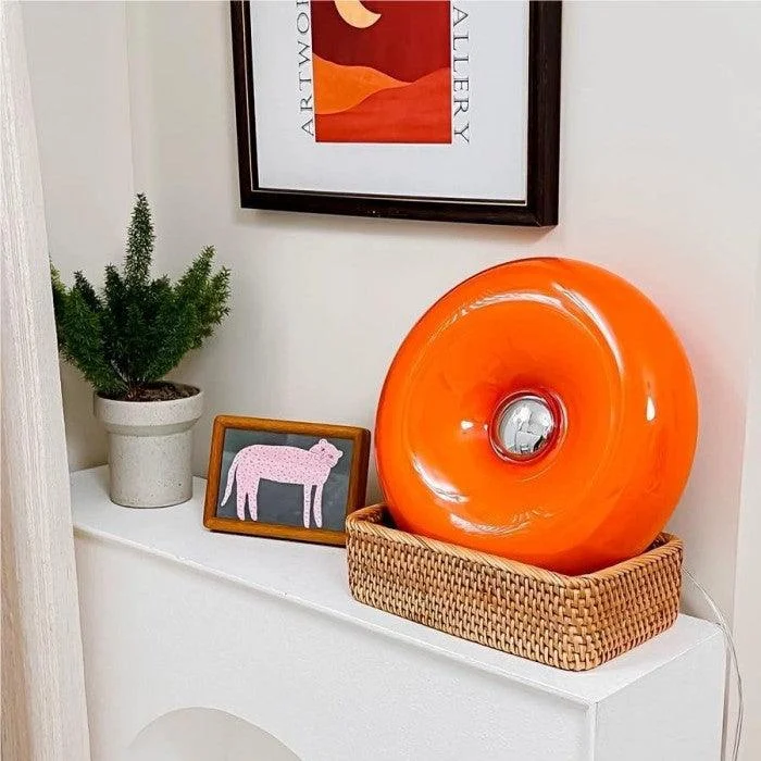 Donut Design Wall Lamp & Table Lamp – Modern Bauhaus Style -  - #tag1#