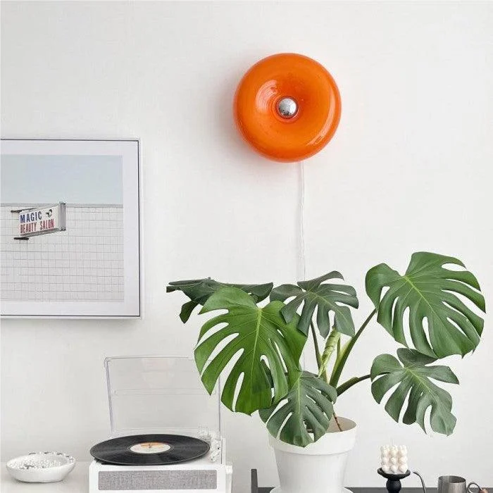 Donut Design Wall Lamp & Table Lamp – Modern Bauhaus Style -  - #tag1#
