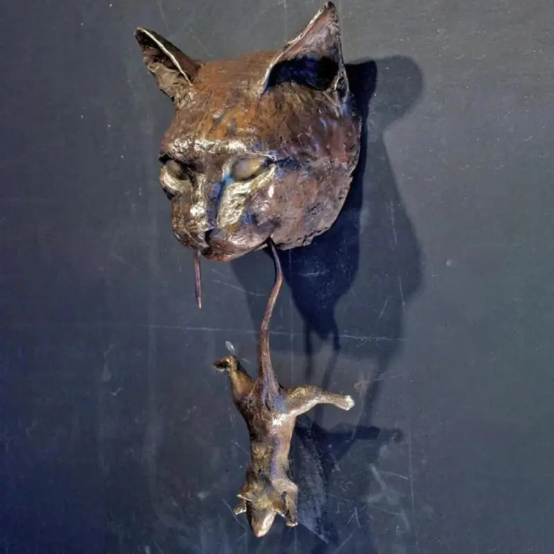 Door_Knocker_-_Cat_Head_and_Mouse_-_Resin_Sculpture_-_Pest_Repellent_-_-_tag1_-4201850 Door Knocker Cat Head and Mouse Resin Sculpture Pest Repellent tag1