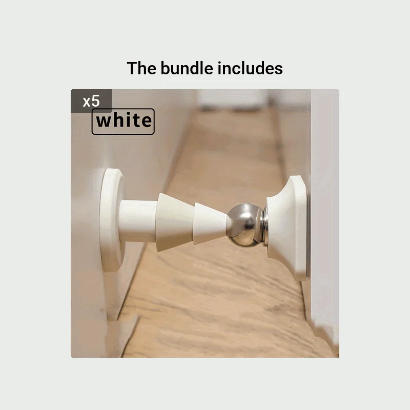 Door Stopper With Hole Free Door Stopper For home or Hotel 5pcs Set -  - #tag1#