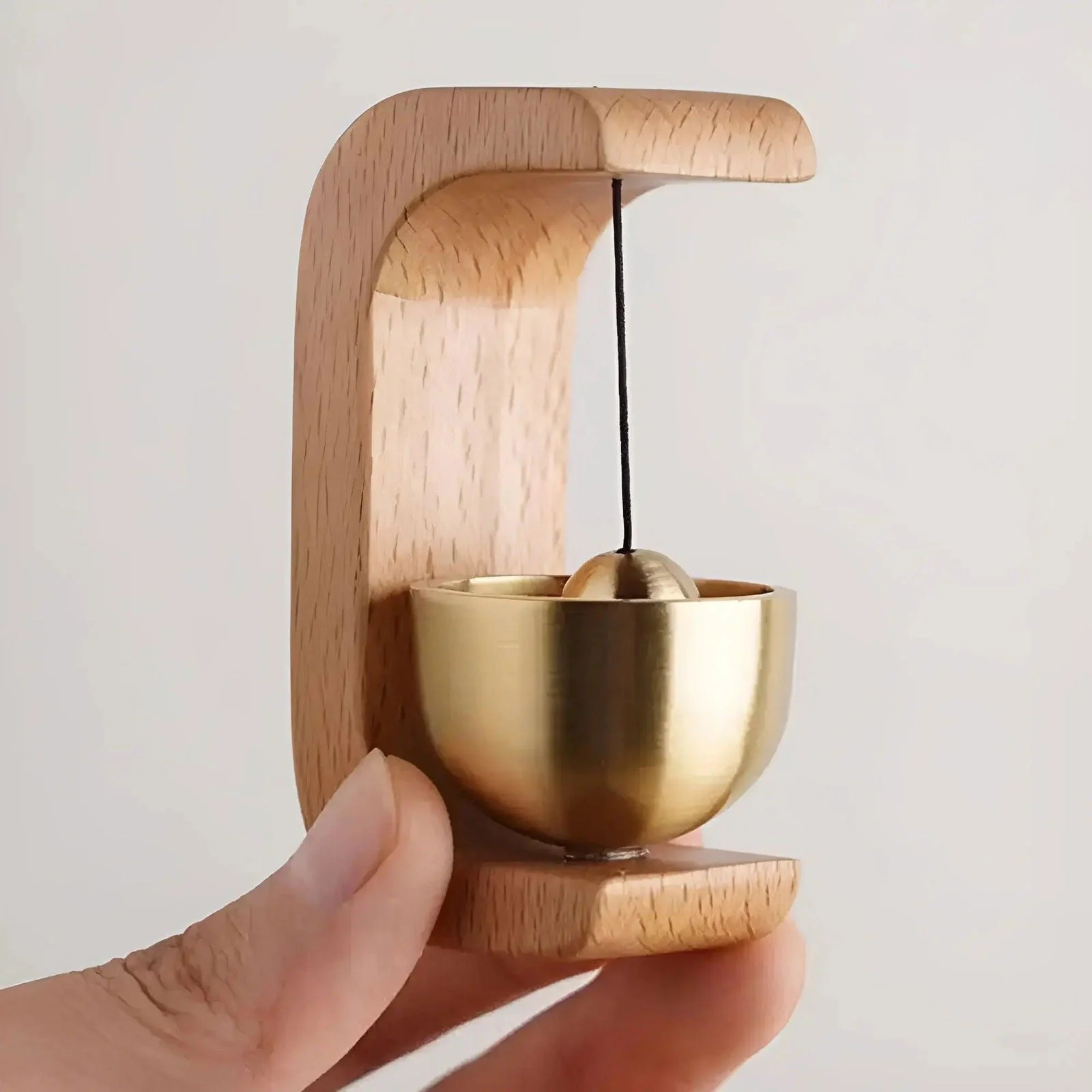 Doorbells - Melodic - Decorative Wood - Japanese Style - singing bowl bell -  - #tag1#