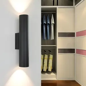 Doppelkopf Wall Light - Gold Wall Sconce - Cylinder Wall Light -  - #tag1#