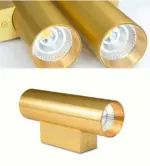 Doppelkopf Wall Light Gold Wall Sconce Cylinder Wall Light tag1