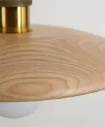 DopwiiWood Wooden Ceiling Lamp with Natural Design tag1