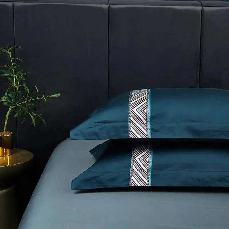 Dotera Egyptian Cotton Patchwork Duvet Set -  - #tag1#