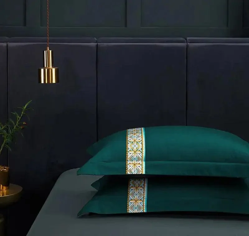 Dotera Egyptian Cotton Patchwork Duvet Set -  - #tag1#