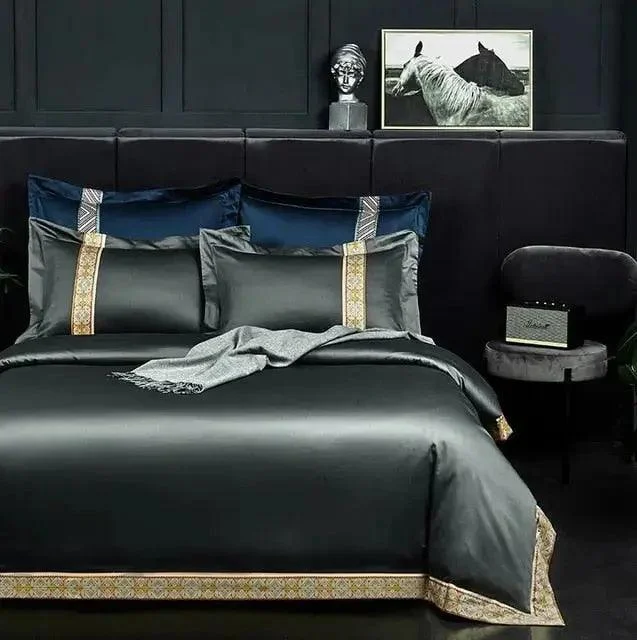 Dotera Egyptian Cotton Patchwork Duvet Set -  - #tag1#