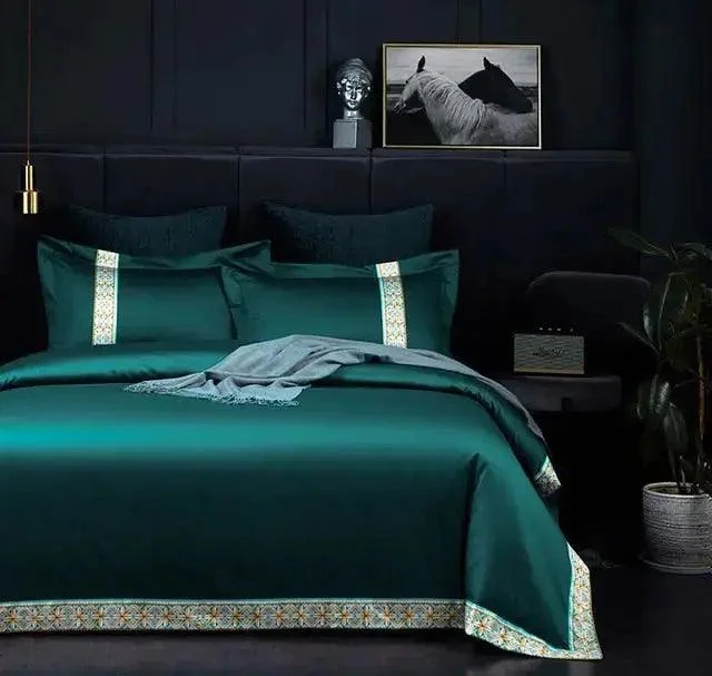 Dotera Egyptian Cotton Patchwork Duvet Set -  - #tag1#