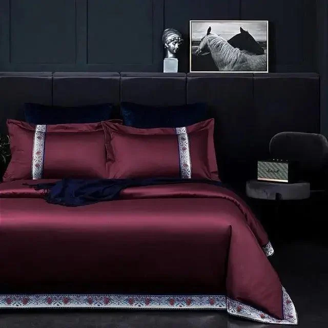 Dotera Egyptian Cotton Patchwork Duvet Set -  - #tag1#