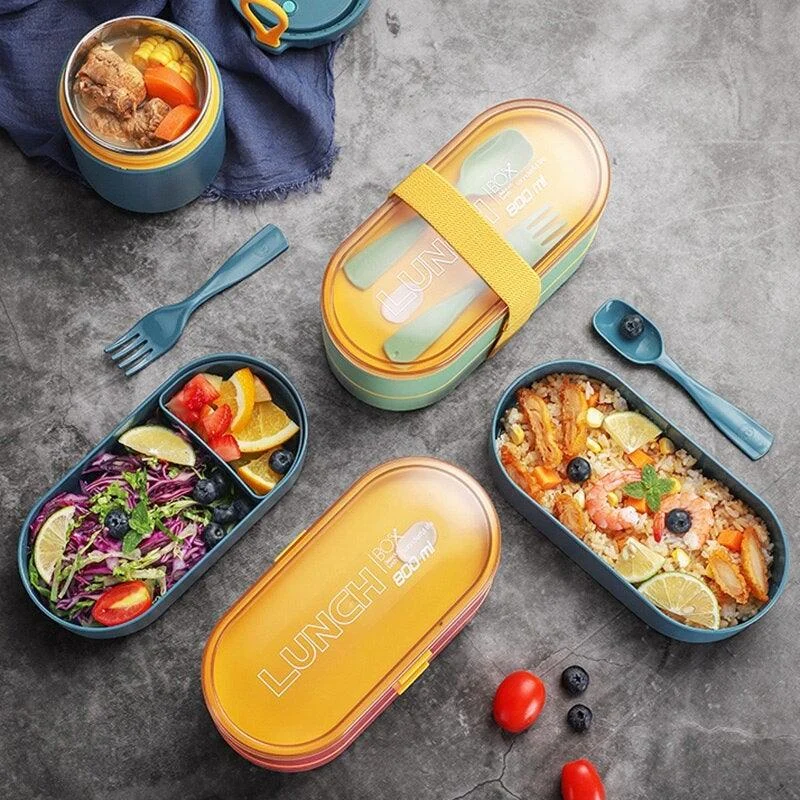 Double-Layer Bento Box -