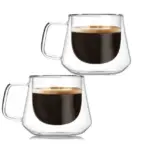 Double Wall Glass Coffee Mug