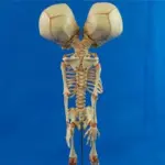Double headed Infant Bone Model For Halloween tag1