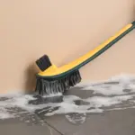 Double sided Flocking Toilet Cleaning Brush tag1