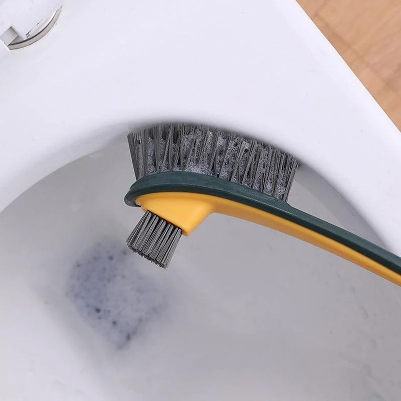 Double-sided Flocking Toilet Cleaning Brush -  - #tag1#