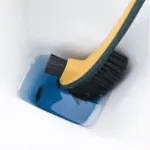 Double sided Flocking Toilet Cleaning Brush tag1