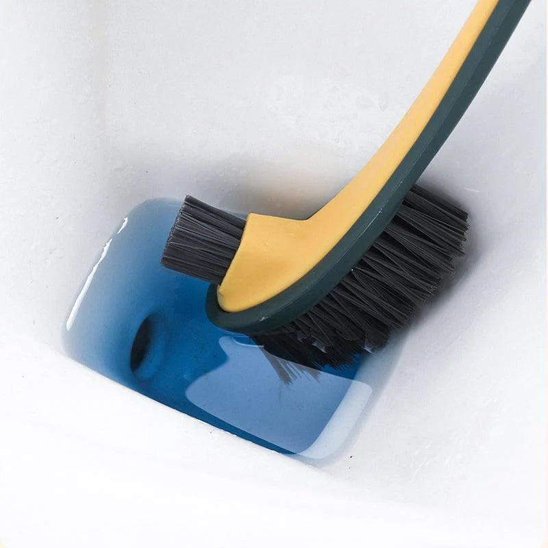 Double-sided Flocking Toilet Cleaning Brush -  - #tag1#