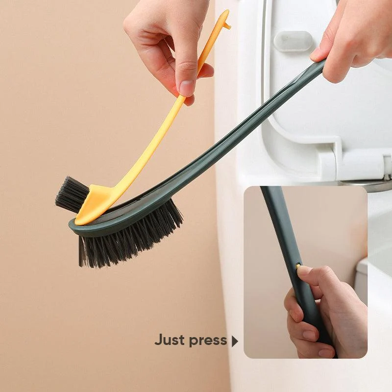 Double-sided Flocking Toilet Cleaning Brush -  - #tag1#