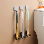 Double sided Flocking Toilet Cleaning Brush tag1