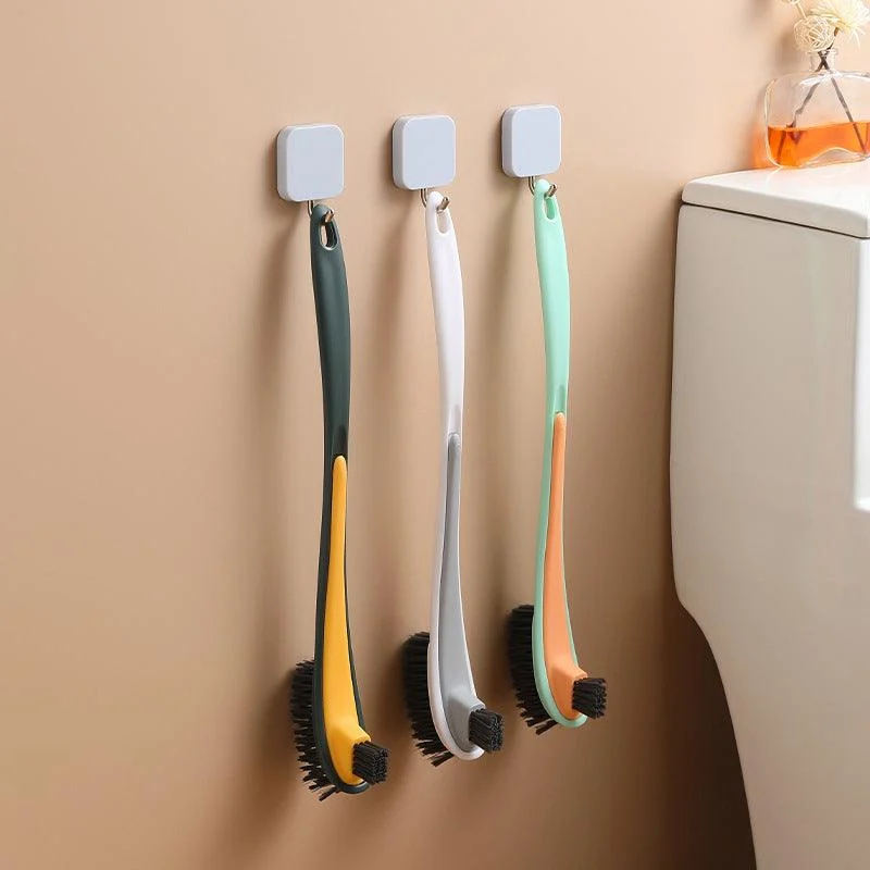 Double-sided Flocking Toilet Cleaning Brush -  - #tag1#