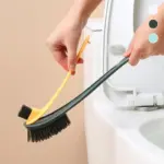 Double sided Flocking Toilet Cleaning Brush tag1