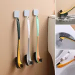 Double sided Flocking Toilet Cleaning Brush tag1