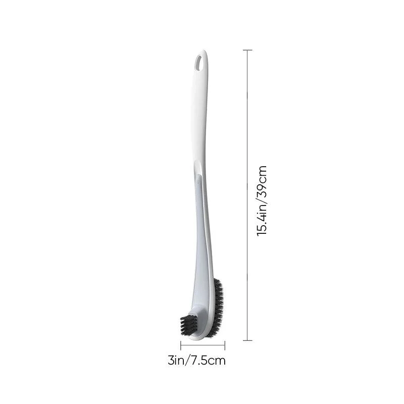 Double-sided Flocking Toilet Cleaning Brush -  - #tag1#