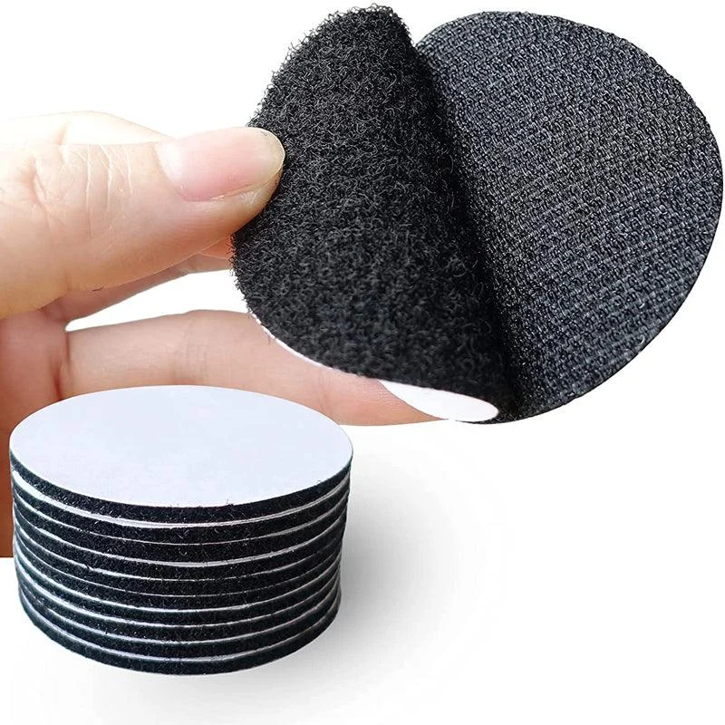 Double-sided Hook Loop Dots Non-slip Fixing Sticker (5 Pairs / Set) -  - #tag1#