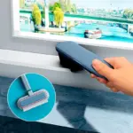 Double sided Window Screen Cleaning Brush Glass Wiper Multi function Pet Hair Lint Remover tag1