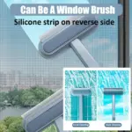 Double sided Window Screen Cleaning Brush Glass Wiper Multi function Pet Hair Lint Remover tag1