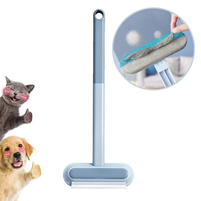 Double-sided Window Screen Cleaning Brush Glass Wiper, Multi-function Pet Hair Lint Remover -  - #tag1#