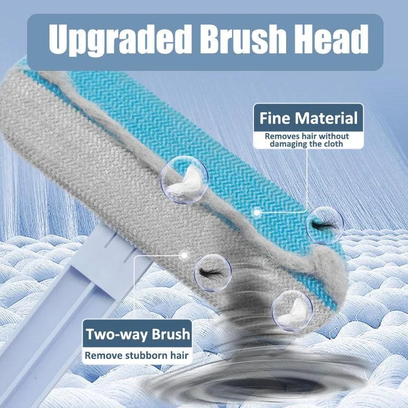 Double-sided Window Screen Cleaning Brush Glass Wiper, Multi-function Pet Hair Lint Remover -  - #tag1#